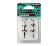 Încărca imaginea în galeria, Cârlige duble OWNER Narrow Eye SDN-31BC Negre