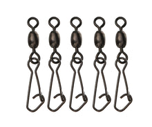 Загрузить изображение в средство просмотра галереи, Карабины с вертлюгом Flagman Feeder Hooked Snap Link Swivels