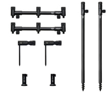 Загрузить изображение в средство просмотра галереи, Набор стоек с буз-барами Carp Pro Rondel 3 Rods Stand Kit для 3-x удилищ