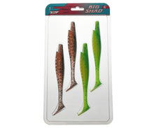 Загрузить изображение в средство просмотра галереи, Силикон виброхвост Flagman Big Shad 6" (15 cm) mix color