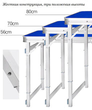 Încărca imaginea în galeria, Masă mare pliantă întarita cu 4 scaune