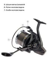 Загрузить изображение в средство просмотра галереи, Катушка Brain Mission SE Reel 12+1BB 4.1:1