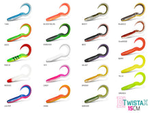 Încărca imaginea în galeria, Съедобные приманки Delphin TwistaX Eeltail UVs 15 cm - Flagmanshop