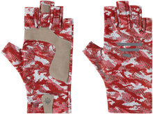 Загрузить изображение в средство просмотра галереи, Перчатки FAVORITE Solar Fishing Gloves Cut Red - Flagmanshop