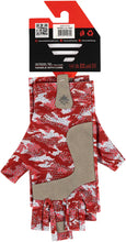 Загрузить изображение в средство просмотра галереи, Перчатки FAVORITE Solar Fishing Gloves Cut Red - Flagmanshop