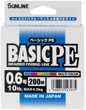 Încărca imaginea în galeria, Fir textil SUNLINE Basic PE X4 150m (Verde Fluo)