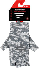 Загрузить изображение в средство просмотра галереи, Перчатки FAVORITE Solar Fishing Gloves 5 Cut Grey