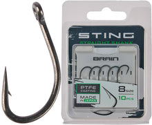 Загрузить изображение в средство просмотра галереи, Кaрповые крючки BRAIN Sting Straight Shank