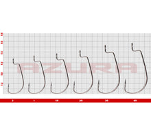 Загрузить изображение в средство просмотра галереи, Офсетные крючки AZURA Long Offset Worm Hook