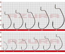 Загрузить изображение в средство просмотра галереи, Офсетные крючки AZURA Finesse Offset Hook - Flagmanshop