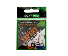 Загрузить изображение в средство просмотра галереи, Тефлоновые крючки CARP PRO Twisted Wide Gape Teflon