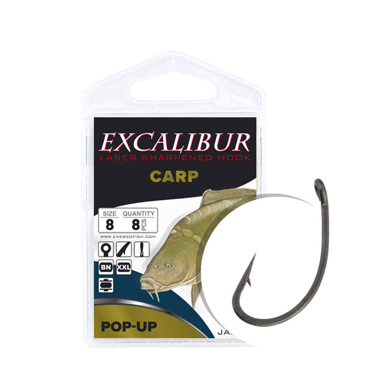 Крючки ENERGOFISH Excalibur Carp Pop-Up