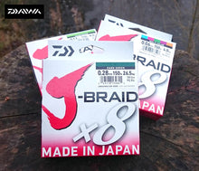 Загрузить изображение в средство просмотра галереи, Шнур DAIWA J-Braid X8 PE 150m (Многоцветный)