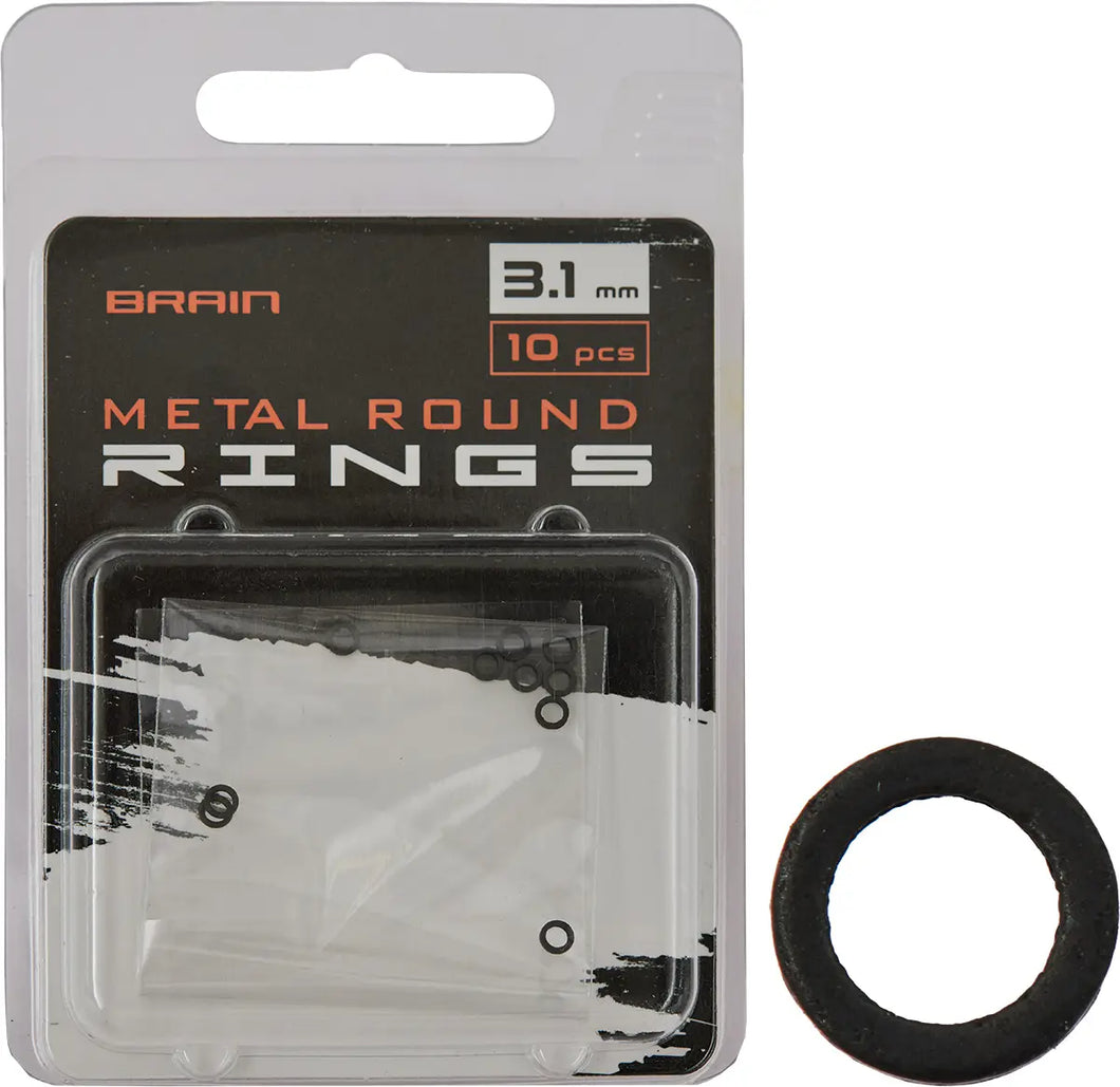Inele rotunde Brain Metal 3,1 mm (10 buc)