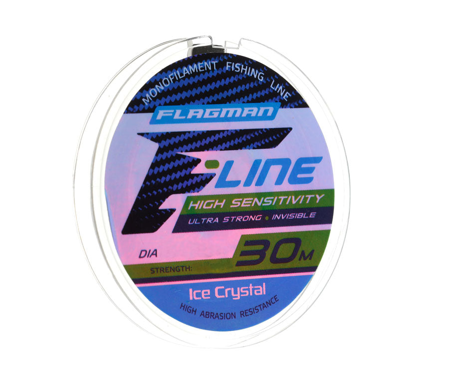 Monofilament de iarna FLAGMAN F-Line Ice Crystal 30m.