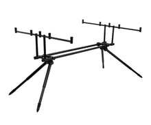 Încărca imaginea în galeria, Carp Pro Rod Pod pentru 3 și 4 lansete, negru mat
