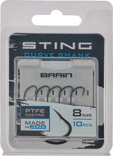 Загрузить изображение в средство просмотра галереи, Кaрповые крючки BRAIN Sting Curve Shank
