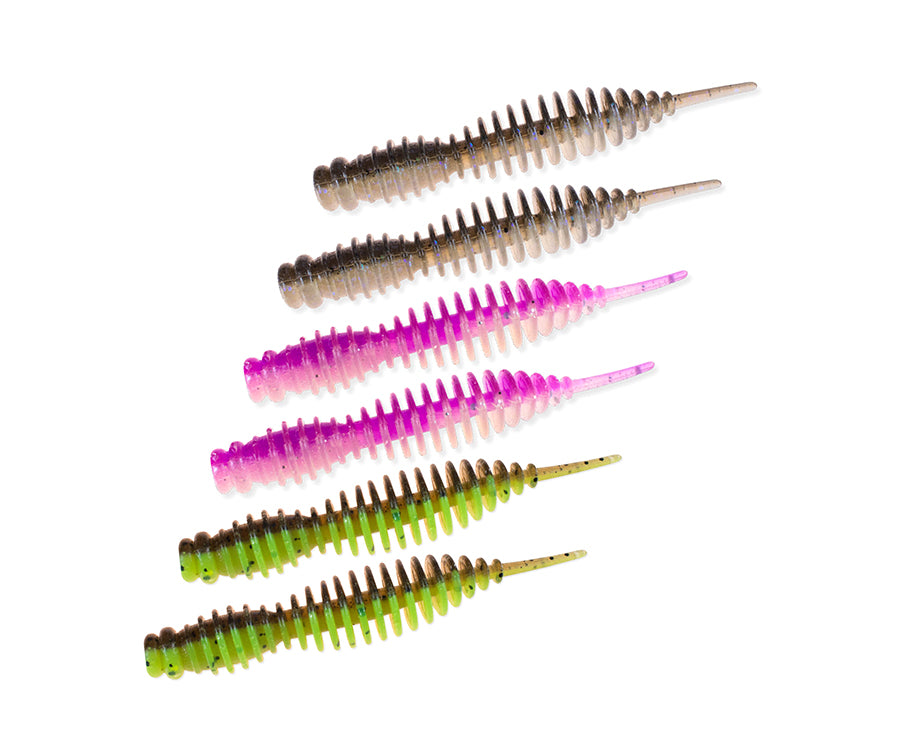 Limax din silicon Veduta Air Worm 7,5 cm, culori mixte