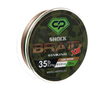 Încărca imaginea în galeria, Shock-lider CARP PRO Shock Braid PE X8 25m (Camo-brown)
