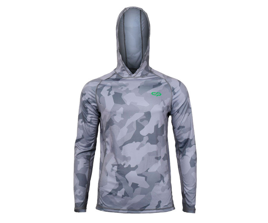 Джерси (реглан) с капюшоном Carp Pro Jersey Gray Camo