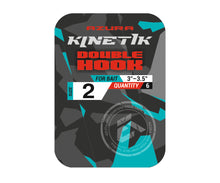 Încărca imaginea în galeria, Двойные крючки AZURA Kinetik Double Hook BN - Flagmanshop

