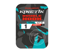 Încărca imaginea în galeria, Двойные крючки AZURA Kinetik Double Hook BN - Flagmanshop

