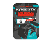Încărca imaginea în galeria, Двойные крючки AZURA Kinetik Double Hook BN - Flagmanshop
