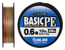Încărca imaginea în galeria, Fir textil SUNLINE Basic PE X4 150m (Verde Fluo)

