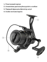 Загрузить изображение в средство просмотра галереи, Карповая катушка Brain Apex Carp Big Pit 8000 6+1BB
