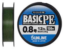 Încărca imaginea în galeria, Fir textil SUNLINE Basic PE X4 150m (Verde)
