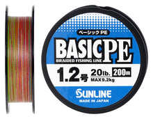 Încărca imaginea în galeria, Fir textil SUNLINE Basic PE X4 150m (Verde Fluo)

