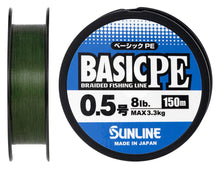 Încărca imaginea în galeria, Fir textil SUNLINE Basic PE X4 150m (Verde)
