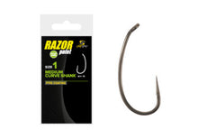 Încărca imaginea în galeria, Cârlige de crap Carp Spirit Razor cu tijă curbată medie
