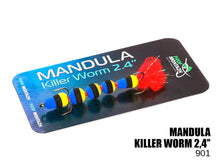 Încărca imaginea în galeria, Mandula pentru pradator PROF MONTAZH Killer Worm 2.4' 5 sectiuni 6 cm
