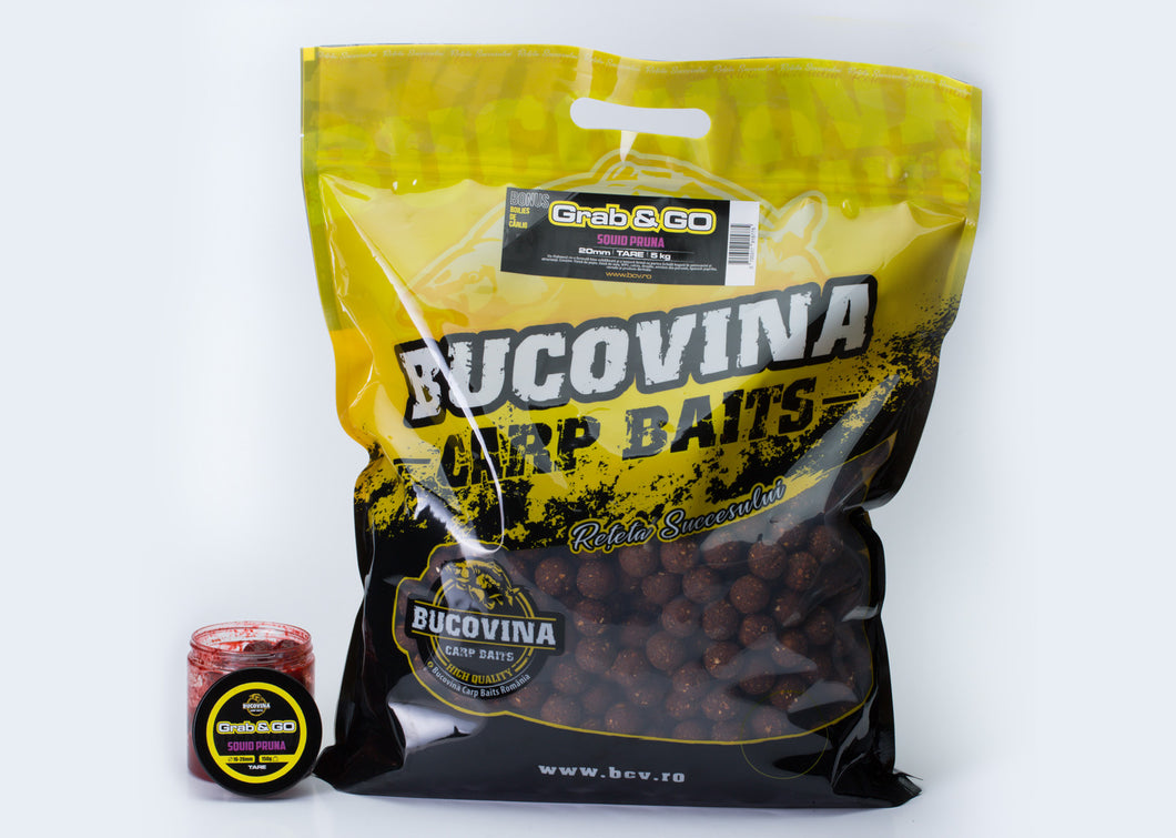 Бойлы закормочные BCV Grab & Go 5kg set 1+1 (растворимые)