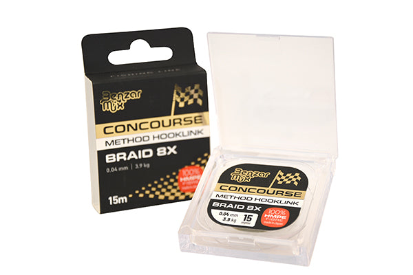 Поводочый шнур X8 BENZAR CONCOURSE METHOD Hooklink 15м