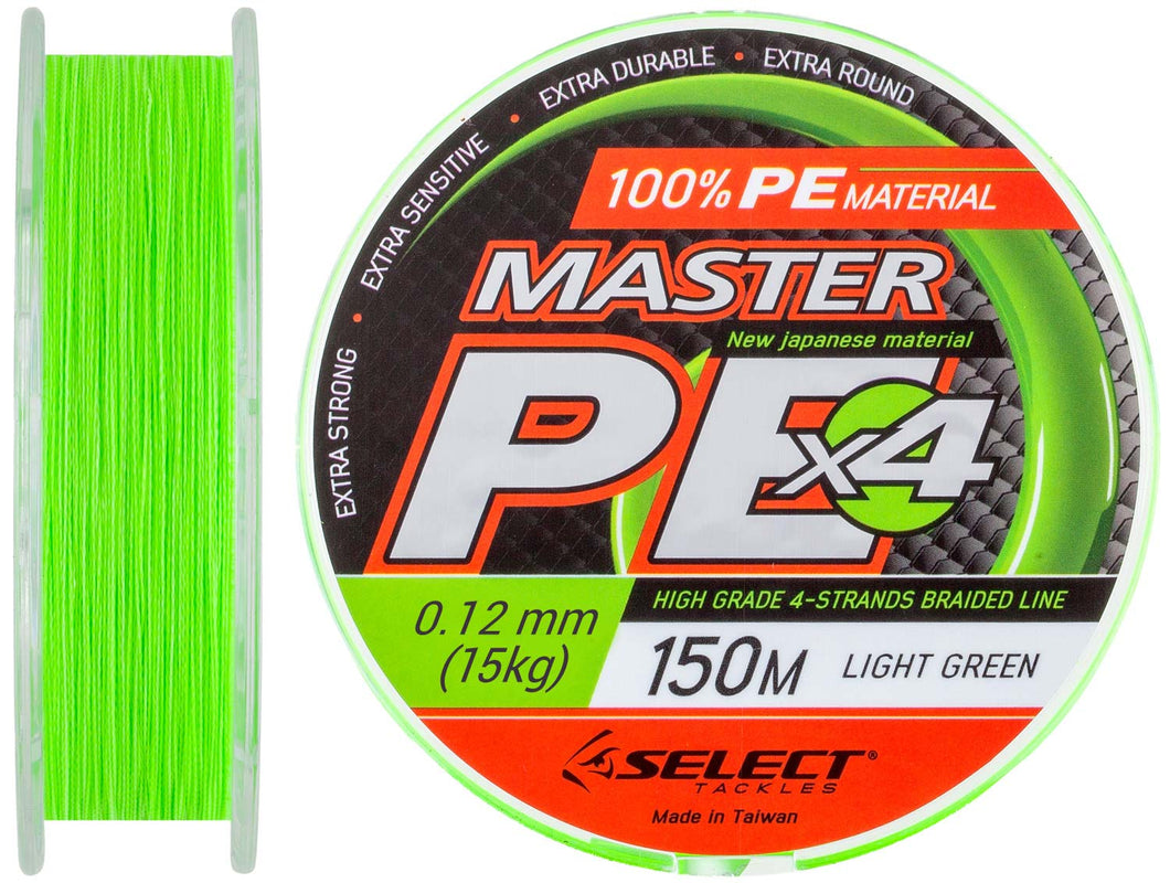 Шнур SELECT Master PE 150m (FLUO)