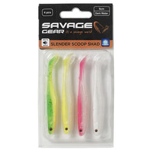 Încărca imaginea în galeria, Silicon Savage Gear Slender Scoop Shad 9 cm
