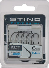 Încărca imaginea în galeria, Кaрповые крючки BRAIN Sting Curve Shank - Flagmanshop
