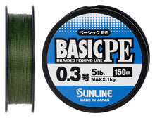 Încărca imaginea în galeria, Fir textil SUNLINE Basic PE X4 150m (Verde)
