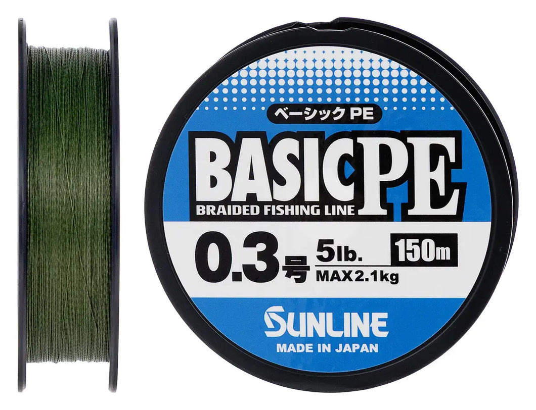 Fir textil SUNLINE Basic PE X4 150m (Verde)
