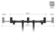 Încărca imaginea în galeria, Rod pod Delphin RPX ProMAX BlackWay 3 lansete
