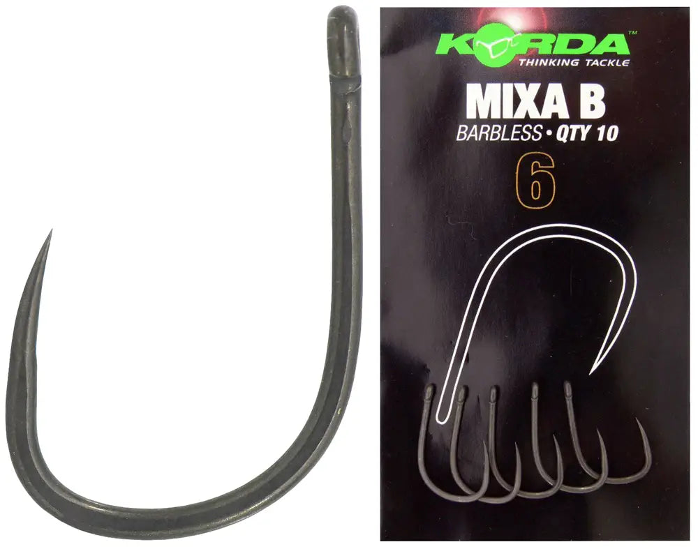 Крючки карповые Korda Mixa Barbless