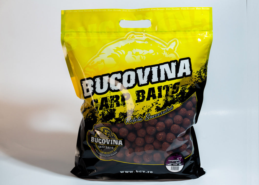 Бойлы закормочные BCV Competition Z 5kg (растворимые)