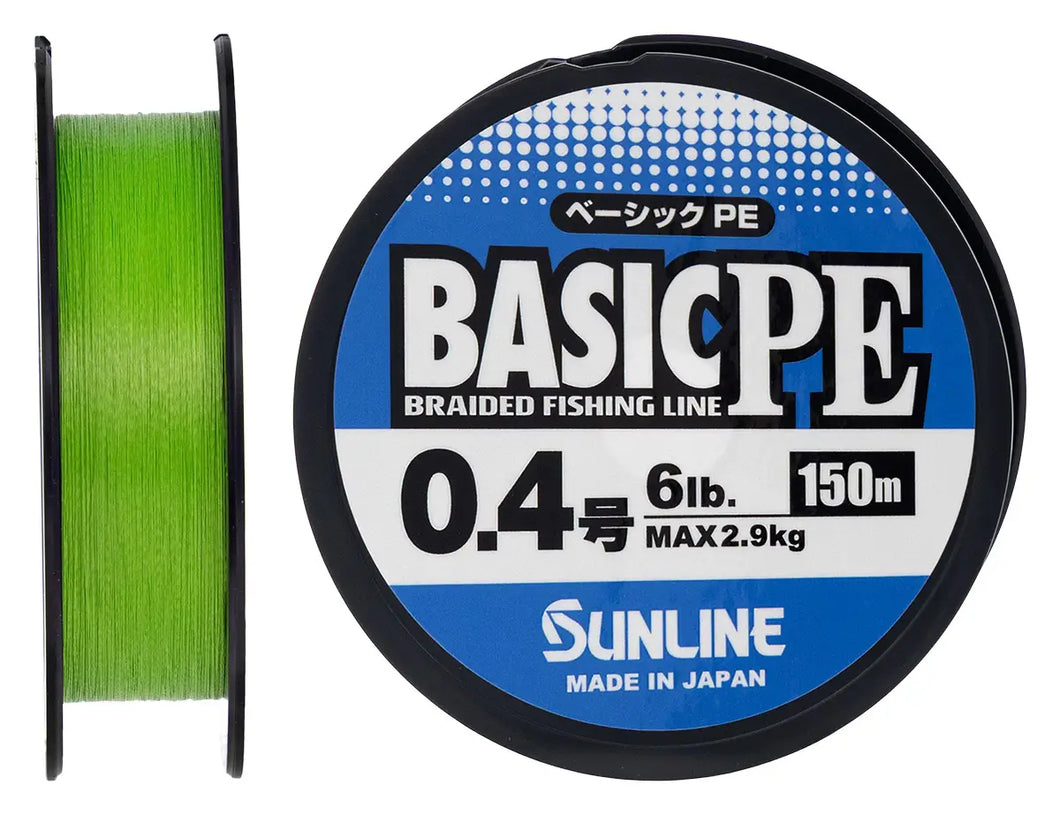 Fir textil SUNLINE Basic PE X4 150m (Verde Fluo)
