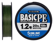 Încărca imaginea în galeria, Fir textil SUNLINE Basic PE X4 150m (Verde)
