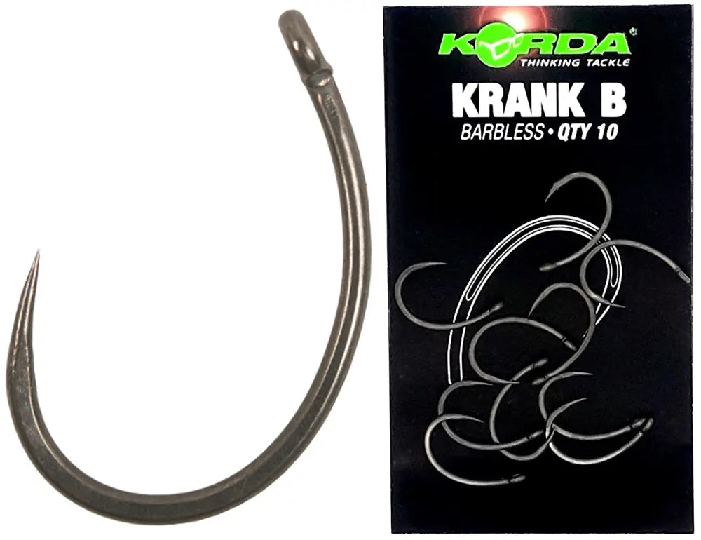 Крючки карповые Korda Krank Barbless