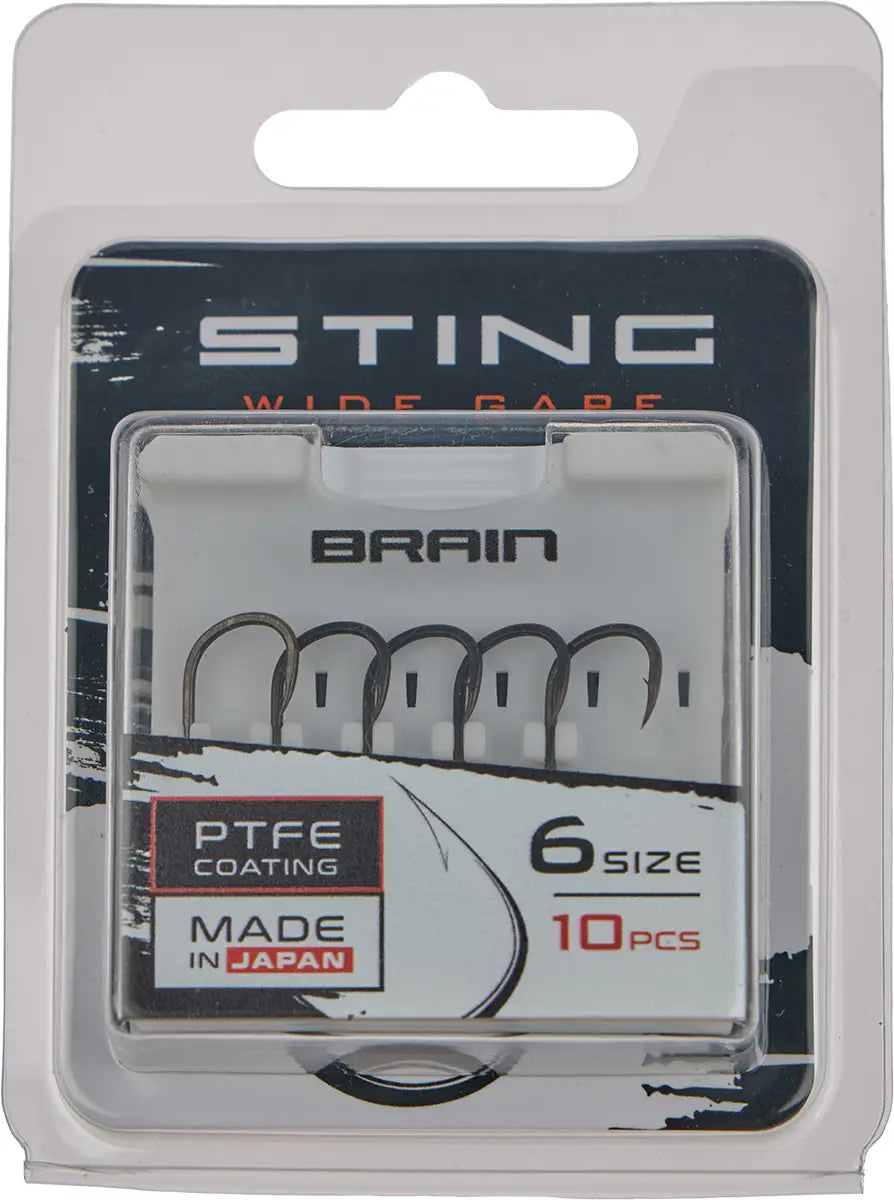 Кaрповые крючки BRAIN Sting Classic Wide Gape