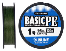Încărca imaginea în galeria, Fir textil SUNLINE Basic PE X4 150m (Verde)
