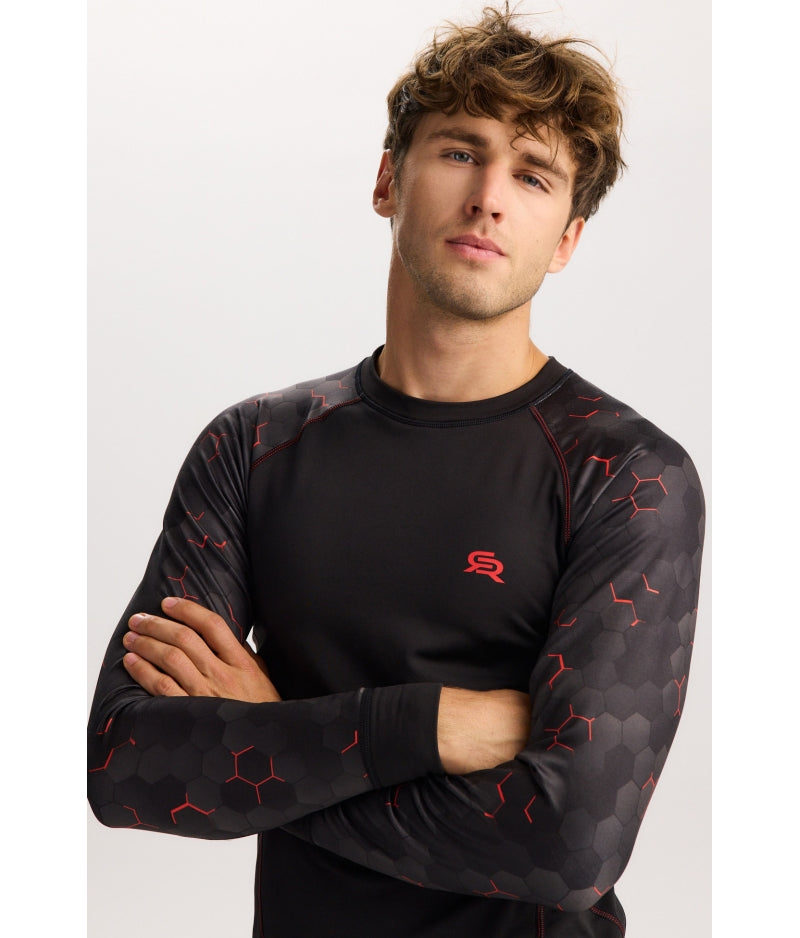 Мужское термобелье ROUGH RADICAL ARMOR Black/Red